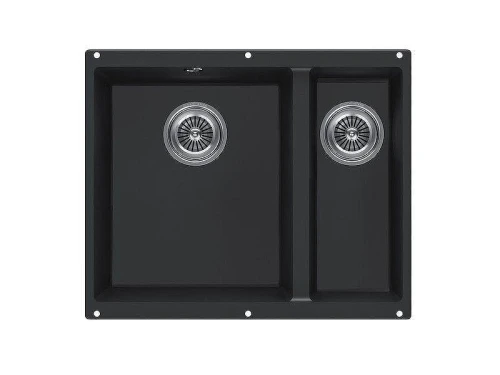 Кухонная мойка KUCHENSTERN UNDER 60-2 55,5x46 102BL10 цвет Черный