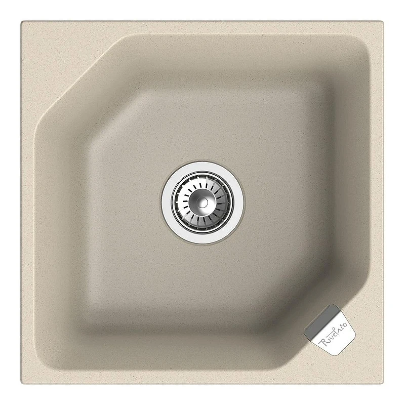 Кухонная мойка Rivelato Locus LS-50 beige scuro цвет Темно-бежевый
