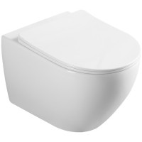 Унитаз Royce Pro RCT-150517WH подвесной с сиденьем Микролифт фаянс подвесной
