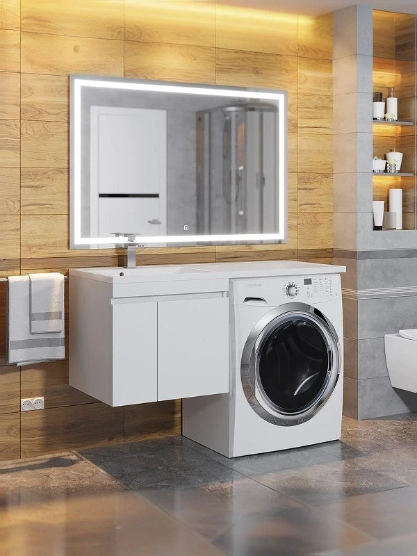 Тумба под раковину Uperwood Magenta 110 5930205159 подвесная цвет Белый матовый