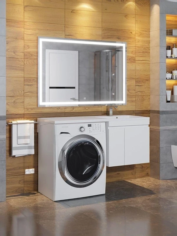 Тумба под раковину Uperwood Magenta 110 5930205159 подвесная цвет Белый матовый
