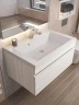Тумба под раковину Uperwood Eva 75 3930213464 подвесная цвет Дуб Харбор белый