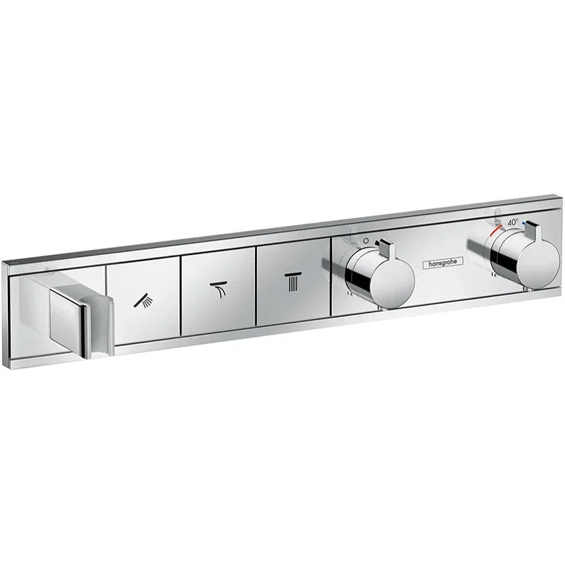 Смеситель для душа Hansgrohe RainSelect 15356000 с термостатом Хром латунь встраиваемый