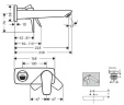 Смеситель для раковины Hansgrohe Talis E 71734670S цвет Черный матовый