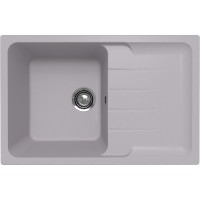 Кухонная мойка Ulgran Quartz Gerda 780-04 Платина искусственный камень (литьевой мрамор) встраиваемый