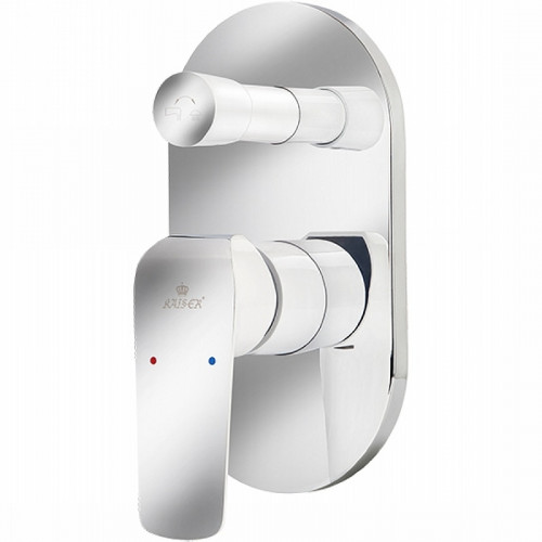 Смеситель для душа Kaiser Glory 69177 Белый Хром латунь встраиваемый