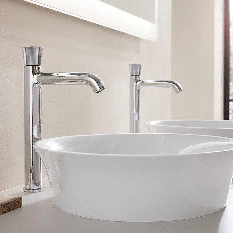 Смеситель для раковины Duravit White Tulip WT1040002010 цвет Хром