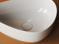 Раковина-чаша Ceramicanova Element 45 CN5026 Белая фарфор накладная