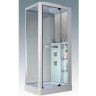 Душевая кабина Grossman GR-122 100x80 профиль Белый стекло прозрачное
