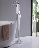 Смеситель для ванны Abber Wasserfall AF8615 Хром латунь на пол