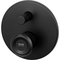 Смеситель для душа Remer Element ET09HNO Черный матовый латунь встраиваемый