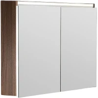 Зеркальный шкаф Boheme Armadi Art Vallessi 100 546-D с подсветкой Dark oak МДФ / ЛДСП, стекло