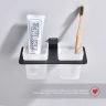 Стакан для зубных щеток Raglo R301.08.06 двойной Черный матовый