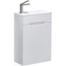 Тумба под раковину Jorno Modul 60 Mol.01.60/P/W/JR подвесная Белая МДФ / ЛДСП