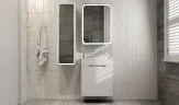 Тумба под раковину Jorno Modul 60 Mol.01.60/P/W/JR подвесная Белая МДФ / ЛДСП
