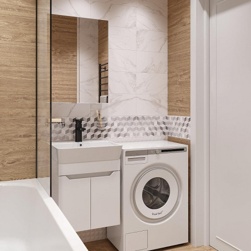 Комплект мебели для ванной DIWO Архангельск 50 подвесной цвет Белый