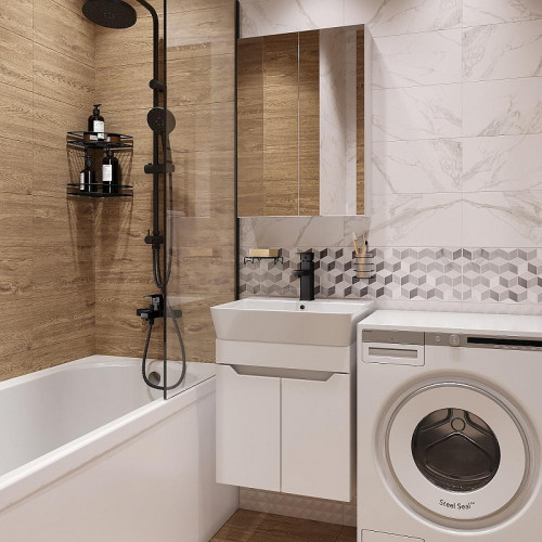 Комплект мебели для ванной DIWO Архангельск 50 подвесной цвет Белый