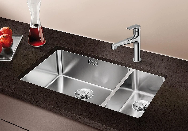 Кухонная мойка Blanco Andano 500/180-U 522991 Нержавеющая сталь с зеркальной полировкой нержавеющая сталь встраиваемый