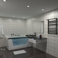 Электрический полотенцесушитель Маргроид 8110 профильный 810x500 8110-8050-5179-9005 с полкой Черный матовый нержавеющая сталь