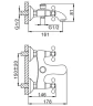 Смеситель для ванны Frap H19-4 F3019-4