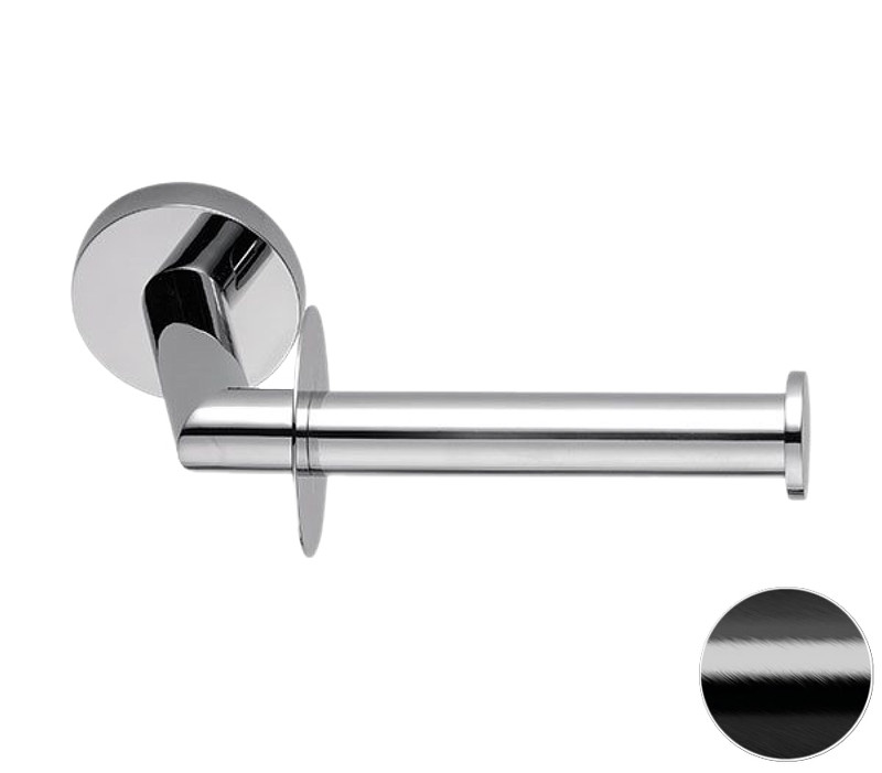 Держатель туалетной бумаги Remer Guest GS61CFP цвет Черный брашированный хром