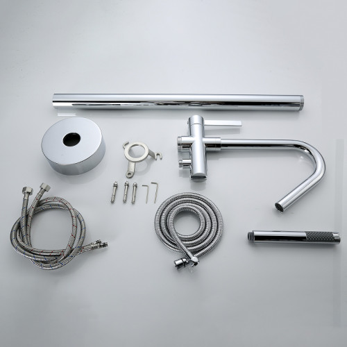 Смеситель для ванны Bond Circle B05-4900 Хром латунь на пол