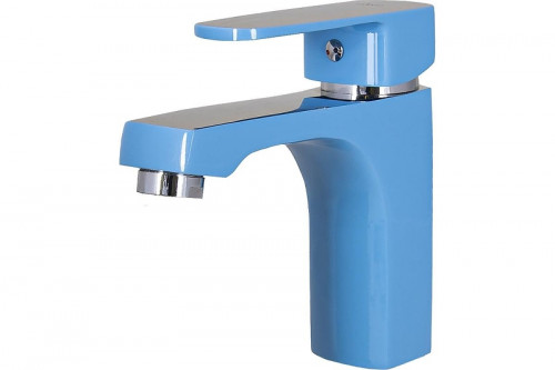 Смеситель для раковины Ekko E10304 цвет Хром Синий