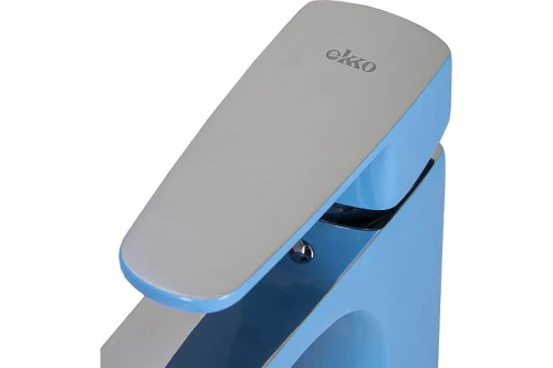 Смеситель для раковины Ekko E10304 цвет Хром Синий