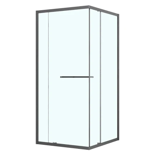 Душевой уголок Azario Monako 90x90 AZ-L47-90-MGR-CL профиль Графит матовый стекло прозрачное