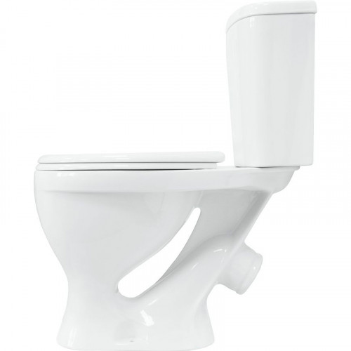 Унитаз-компакт Sanita Формат Эконом WC.CC/Format/1-P/WHT.G/S1 с бачком и сиденьем