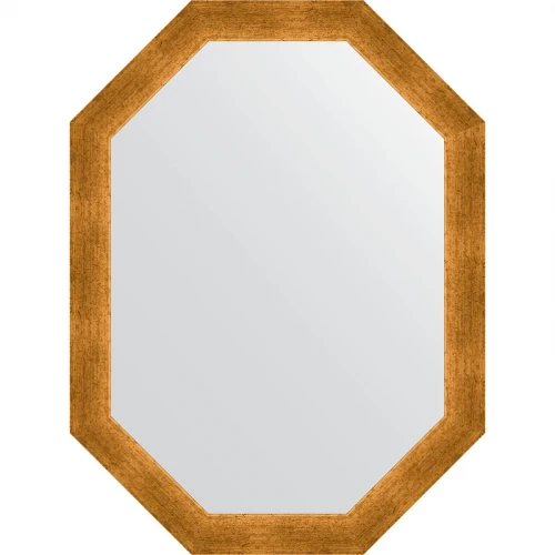 Зеркало Evoform Octagon 60x80 BY 7039 в багетной раме - Травленое золото 59 мм