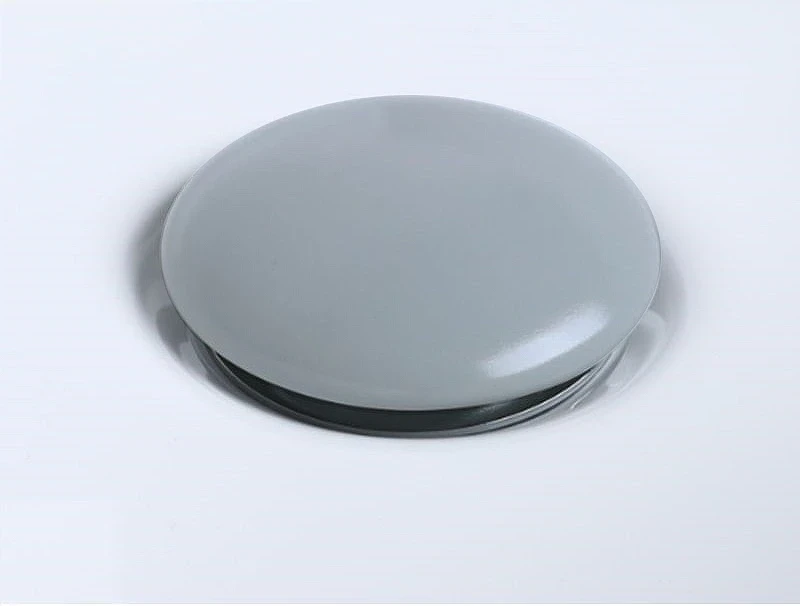 Донный клапан WeltWasser WW PP MT-GR 10000003733 click-clack Серый матовый