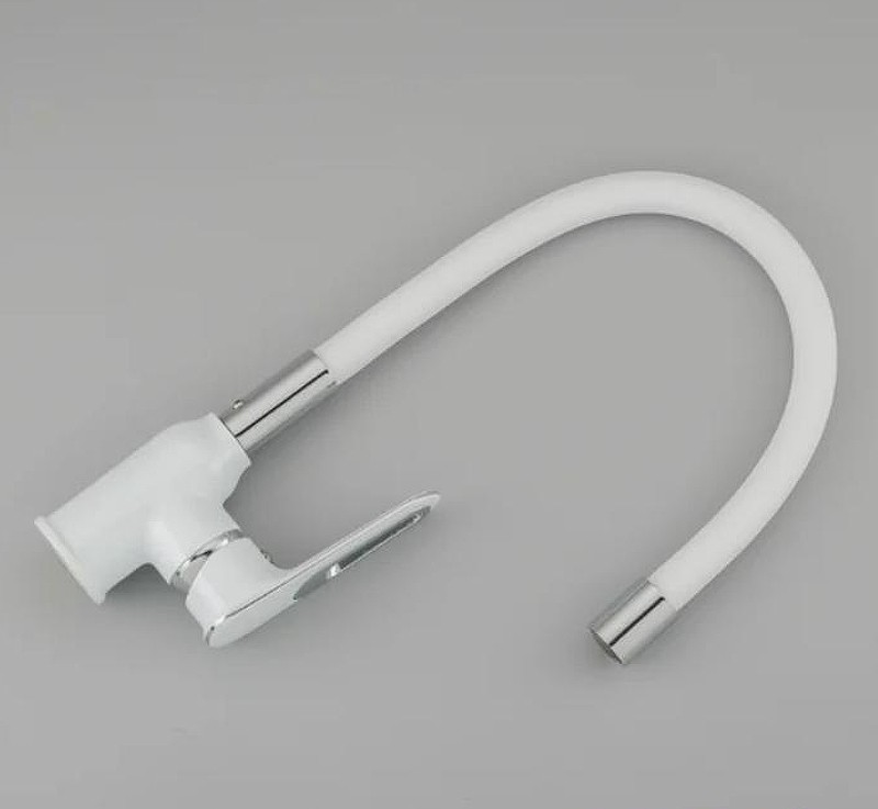 Смеситель для кухни Frap H49 F4049 Белый Хром латунь