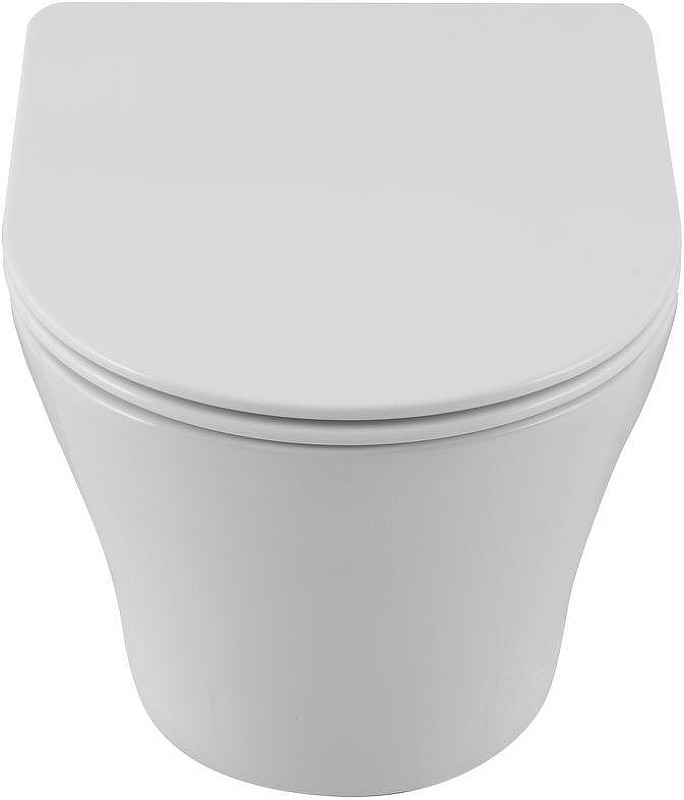 Унитаз Aquanet Zvezda ZV-3 336319 подвесной цвет Белый с сиденьем Микролифт