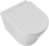 Унитаз Aquanet Zvezda ZV-3 336319 подвесной цвет Белый с сиденьем Микролифт