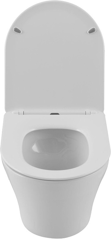 Унитаз Aquanet Zvezda ZV-3 336319 подвесной цвет Белый с сиденьем Микролифт
