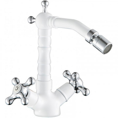 Смеситель для биде Cezares Retro RETRO-C-BS2-BLC Белый глянцевый латунь