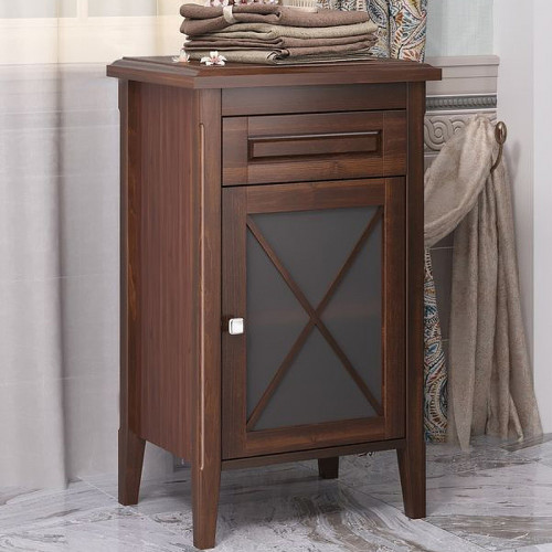 Комод Opadiris Палермо 49 R 00-00006899 Светлый орех МДФ / ЛДСП, массив дерева, стекло