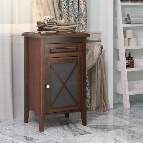 Комод Opadiris Палермо 49 R 00-00006899 Светлый орех МДФ / ЛДСП, массив дерева, стекло