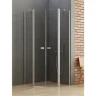 Душевой уголок New Trendy New Soleo Chrome 90х90 K-0610 профиль Хром стекло прозрачное