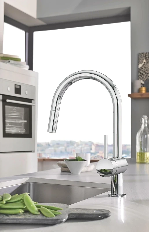 Смеситель для кухни Grohe Minta 32321002 Хром латунь