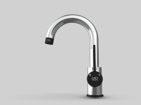 Смеситель для раковины GPD Gildo MTL165-K-S Хром Черный