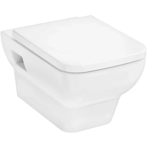Унитаз Hansgrohe CreekTide Q HGSET001 подвесной с сиденьем Микролифт фарфор подвесной