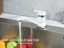 Смеситель для кухни Gappo G17-8 G4517-8 Белый латунь