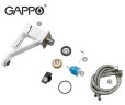 Смеситель для кухни Gappo G17-8 G4517-8 Белый латунь
