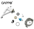 Смеситель для кухни Gappo G17-8 G4517-8 Белый латунь