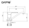 Смеситель для кухни Gappo G17-8 G4517-8 Белый латунь