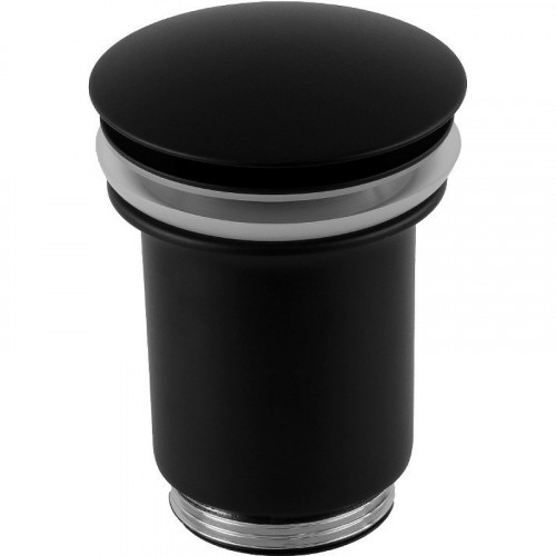 Донный клапан Remer 905CC114NO click-clack Черный матовый