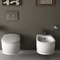Унитаз Artceram Atelier ATV001 01 00 подвесной Белый без сиденья фарфор подвесной