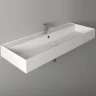 Раковина Simas 121 AG121 bi*1 Белая фаянс подвесная, накладная